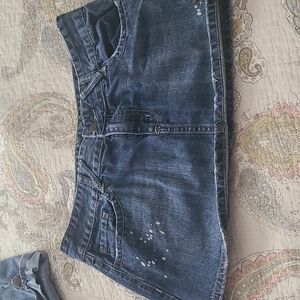 Rue 21 Blue Jean Mini Skirt.